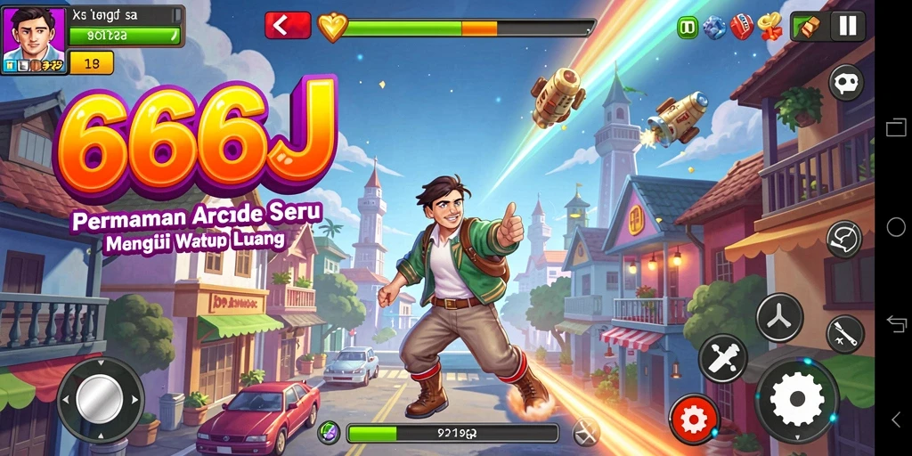 Screenshot gameplay 666J menampilkan aksi seru dan grafis menarik.