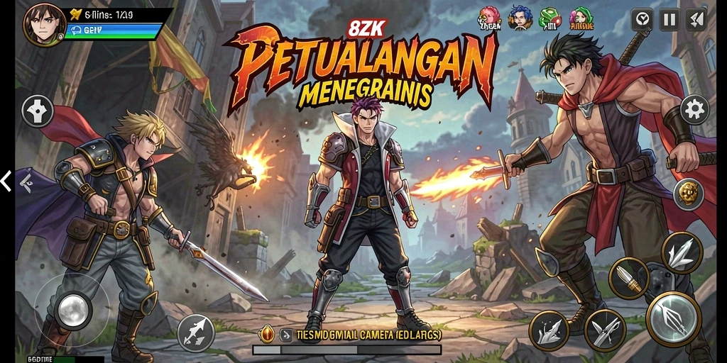 Tampilan gameplay anime yang menakjubkan dari 8ZK.