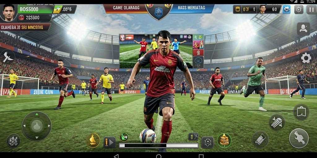 Tampilan live gameplay seru dalam BOS5000 yang menegangkan.
