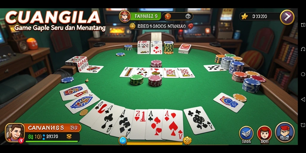 Gameplay menarik dari CUANGILA dalam permainan Gaple.