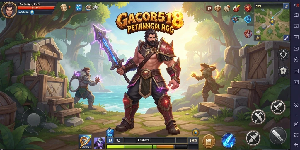 Gameplay RPG GACOR518 dengan grafis menakjubkan dan aksi menarik.