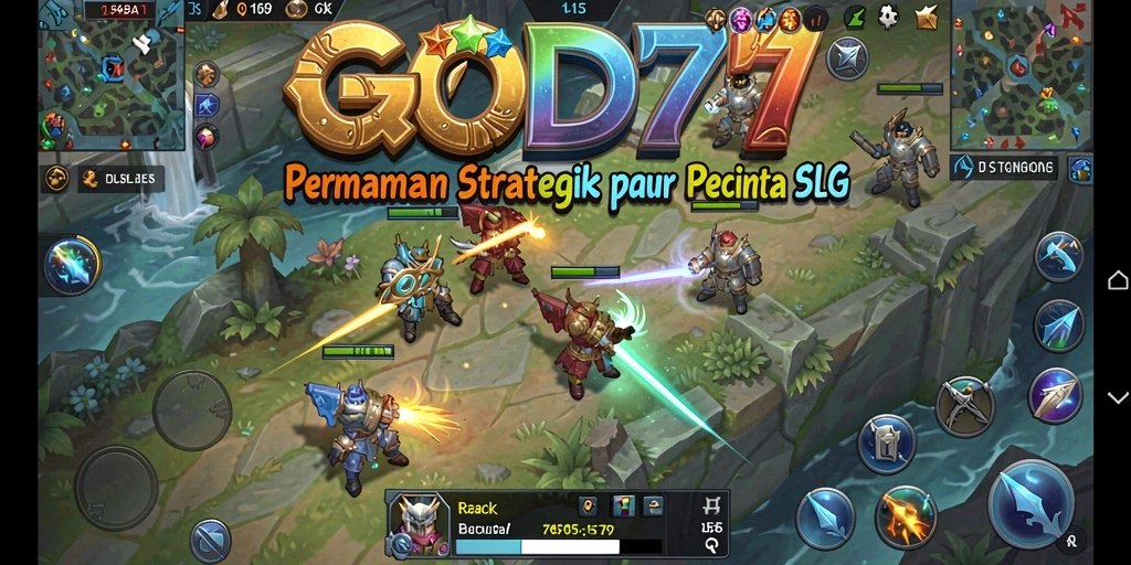 Tampilan gameplay SLG yang menantang dan mengasyikkan di GOD77.