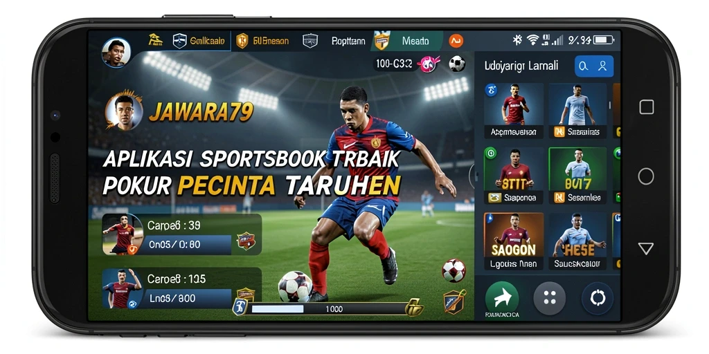 Tampilan menarik dari gameplay JAWARA79 dengan berbagai taruhan olahraga.
