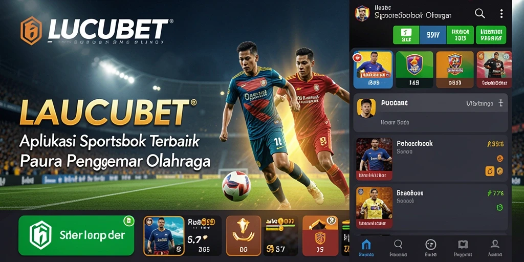 Tampilan utama LUCUBET yang menampilkan berbagai jenis taruhan olahraga.