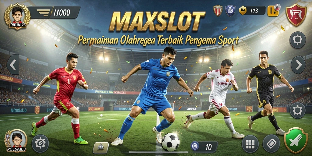 Tangkapan layar gameplay seru dari MAXSLOT dengan berbagai fitur olahraga.