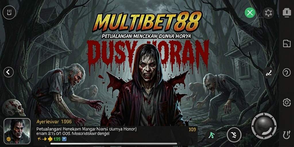 Screenshot menampilkan momen menyeramkan dalam gameplay MULTIBET88.